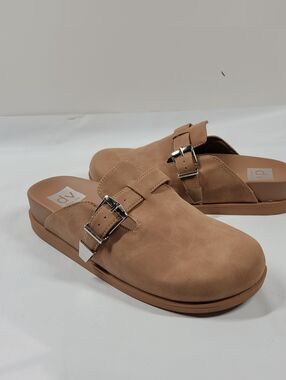 Dolce Vita Amia Tan Slip On Clogs Mule 7.5 Women's